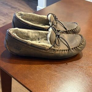 UGG Men's Brown Moccasin Slippers